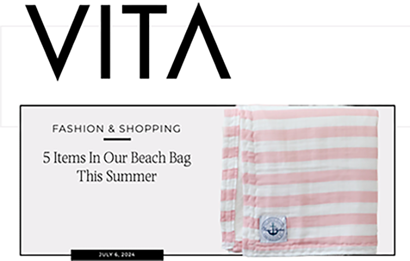 Feature: VITA Magazine: 5 Items In Our Beach Bag