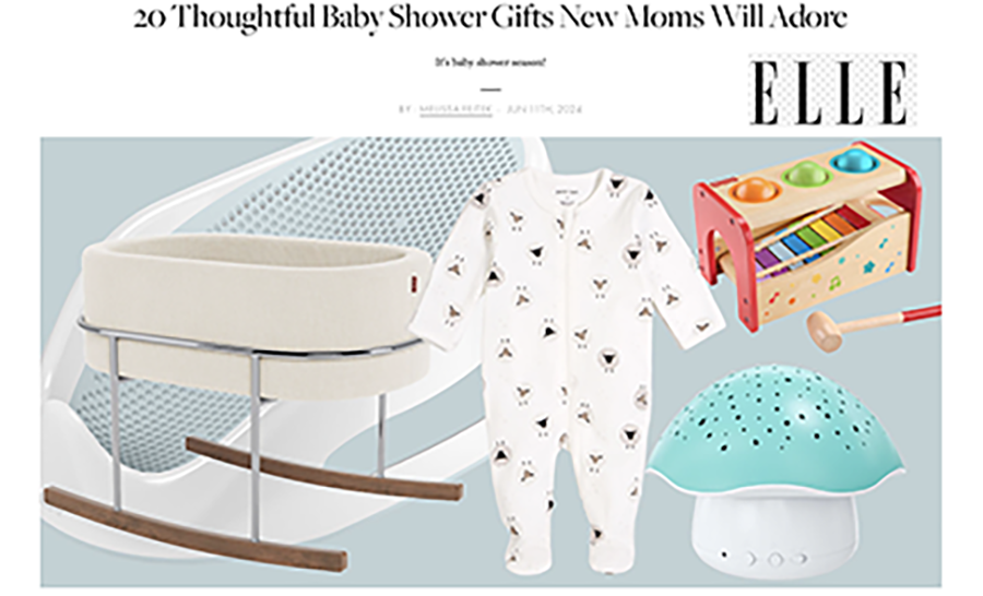 Featured: Elle Canada Magazine’s Most Thoughtful Baby Shower Gifts of 2024!