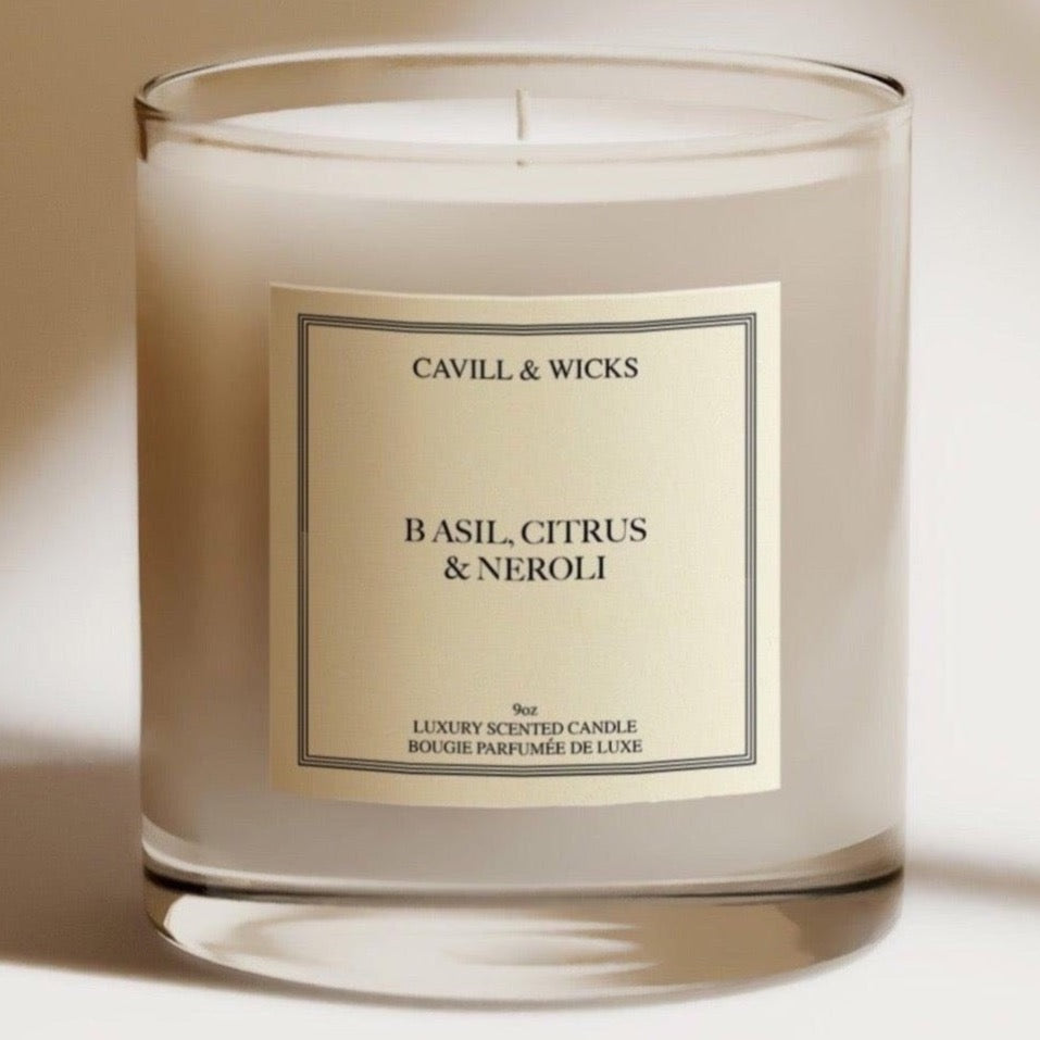 BASIL, CITRUS & NEROLI 9oz - Cavill & Wicks
