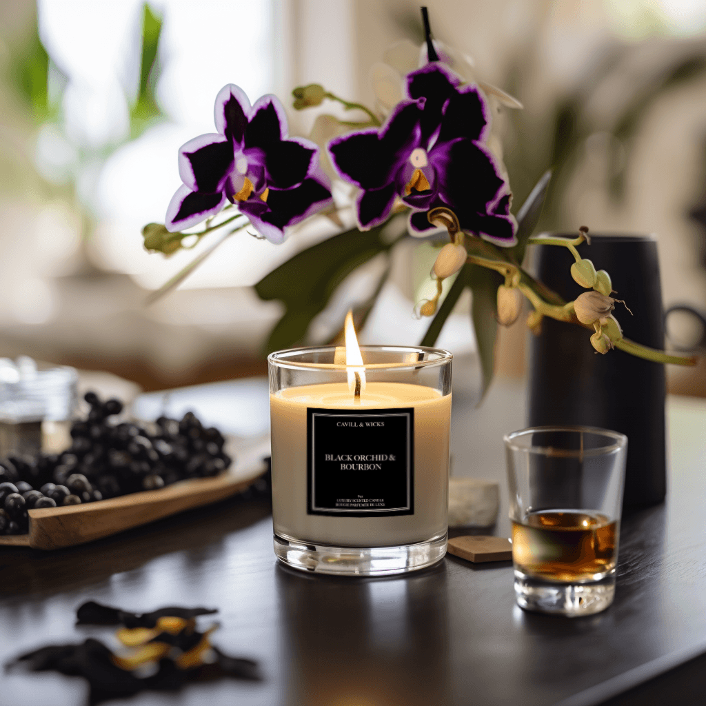BLACK ORCHID & BOURBON 9oz - Cavill & Wicks