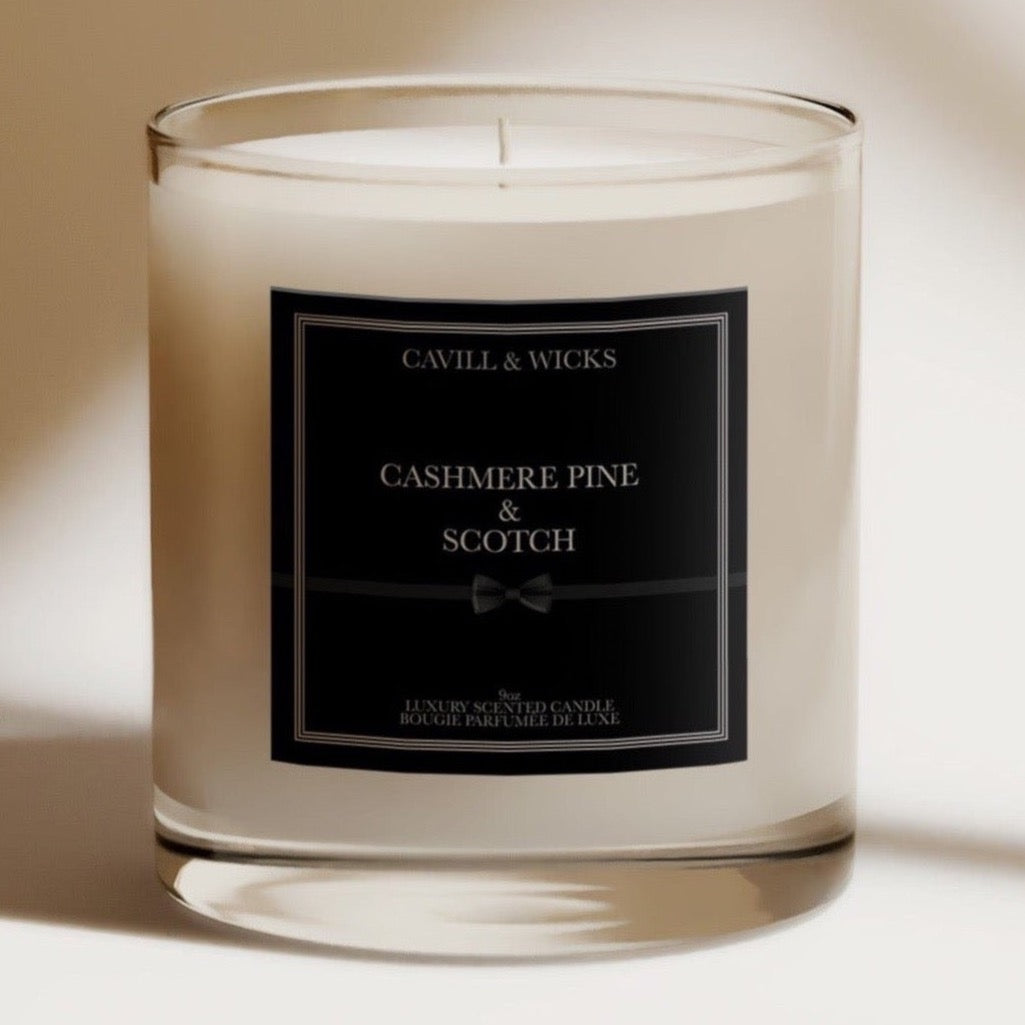CASHMERE PINE & SCOTCH CANDLE