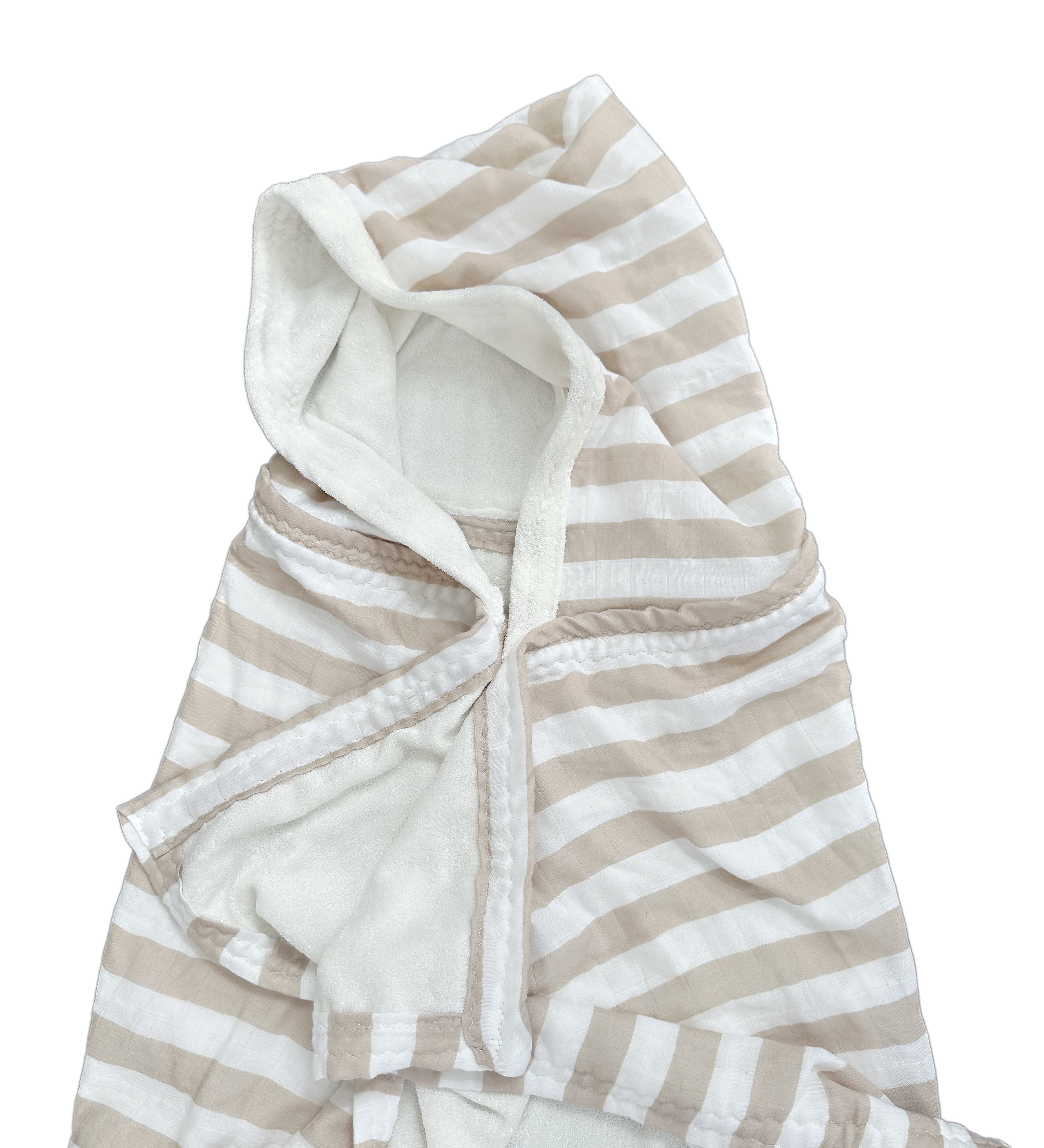 The Cloud Towel™ - Rayure vert sauge et blanche - NOUVEAU