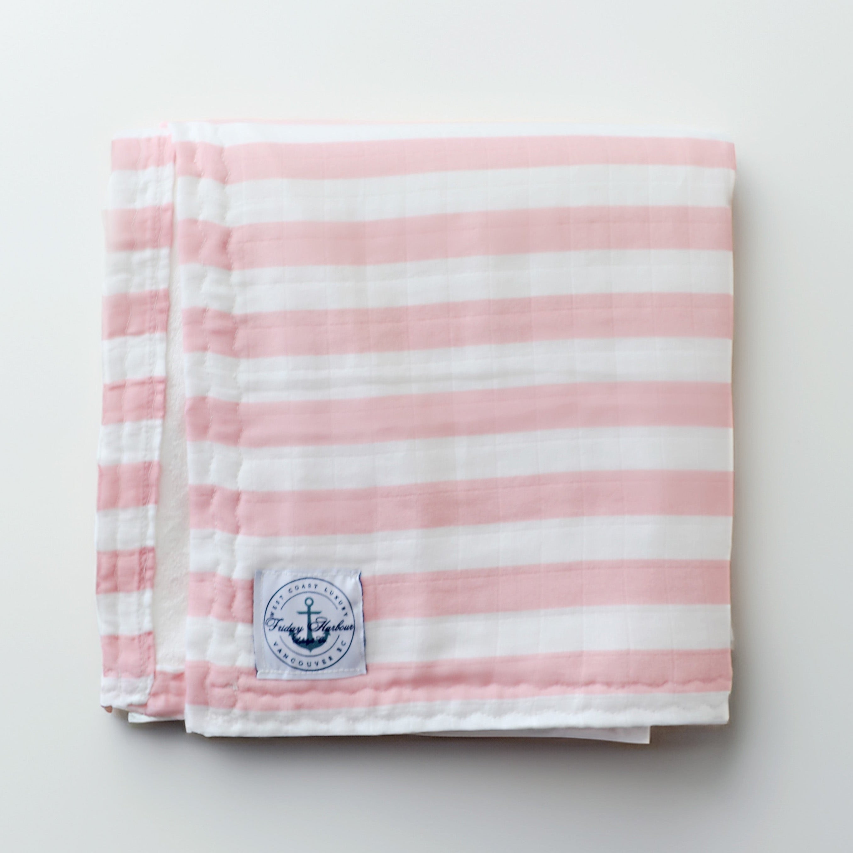 The Cloud Towel™ - Rayas rosas y blancas