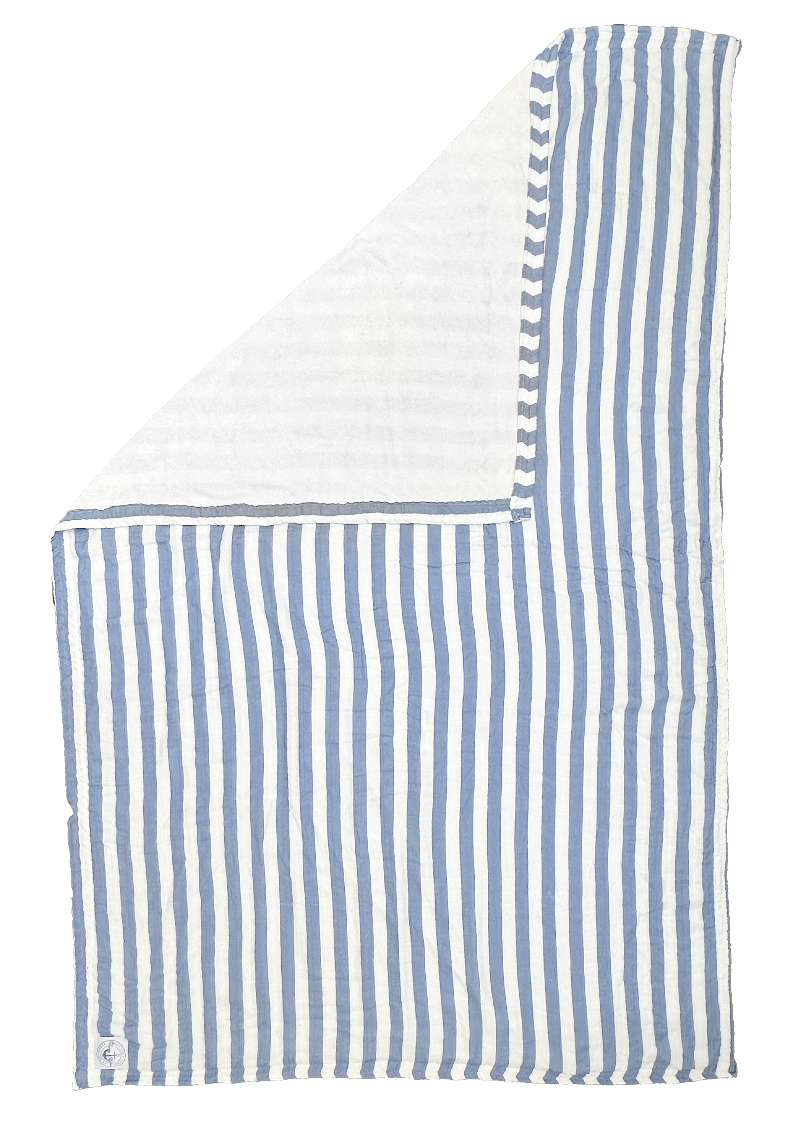 The Cloud Towel™ - Blue & White Stripe - Friday Harbour Lifestyle Company 