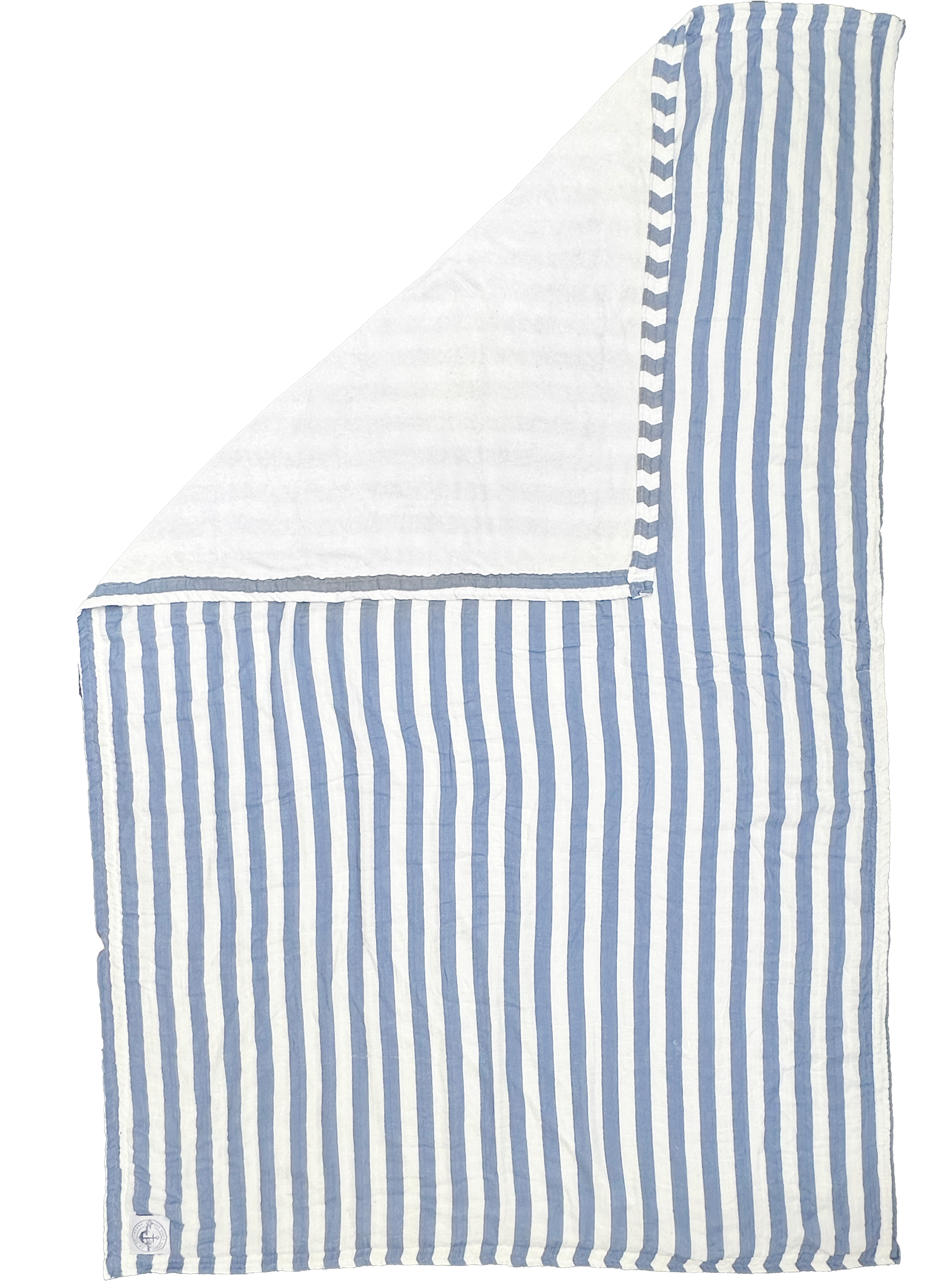 The Cloud Towel™ - Rayures bleues et blanches