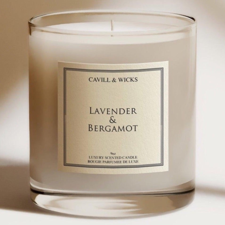 LAVENDER AND BERGAMOT 9oz - Cavill & Wicks 