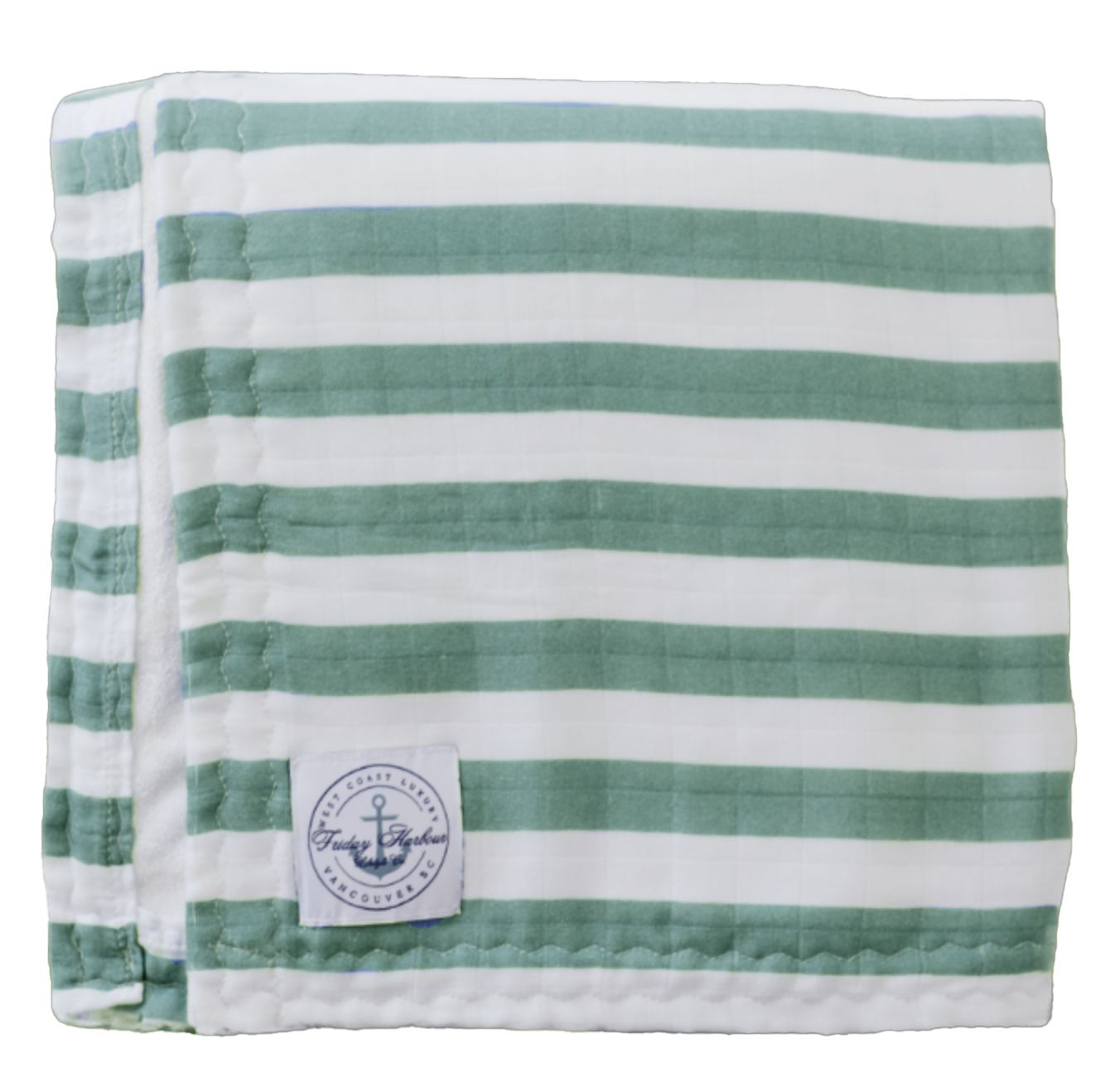 The Cloud Towel™ - Sage Green & White Stripe - NEW