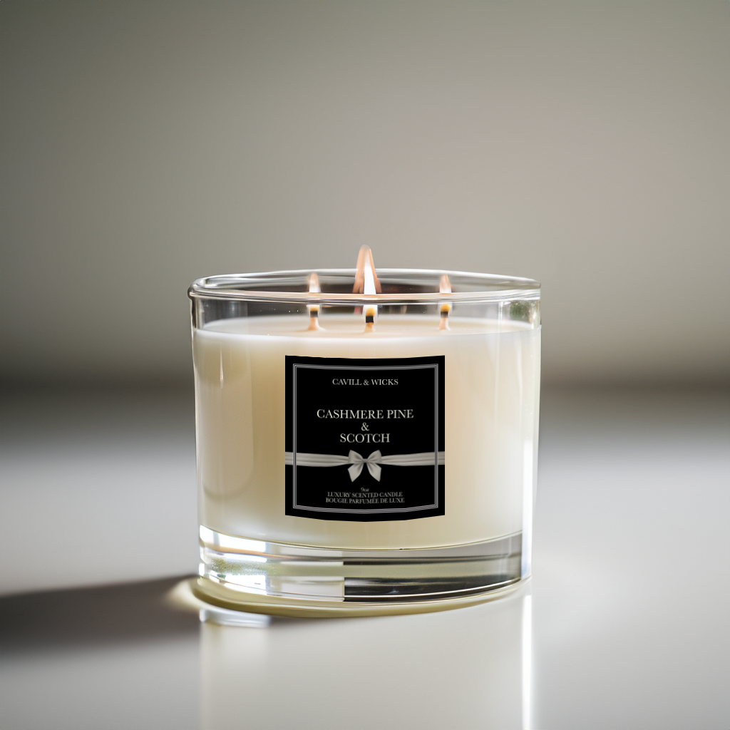 CASHMERE PINE & SCOTCH CANDLE